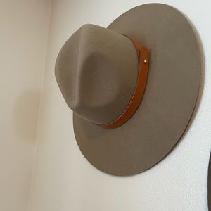 Gigi Pip Khaki Emma Wide Brim Fedora